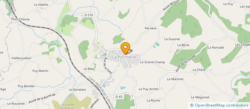 localisation de l'entreprise SCI DES PERRIERES à LA PORCHERIE