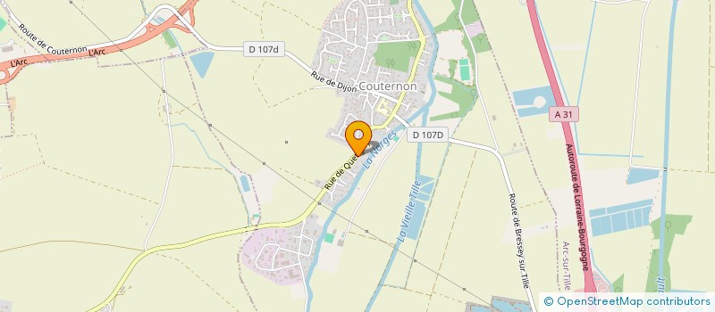 localisation de l'entreprise SCI DES PERRIERES ROUGES  COUTERNON
