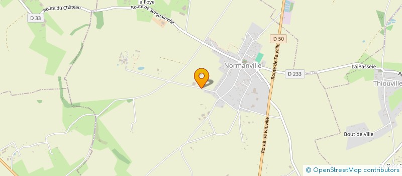 localisation de l'entreprise SCI DES PERRONNIERS  NORMANVILLE