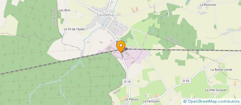 localisation de l'entreprise SCI DES PERRONS  LANDEBIA