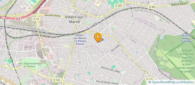 localisation de l'entreprise SCI DES PERROQUETS  VILLIERS-SUR-MARNE