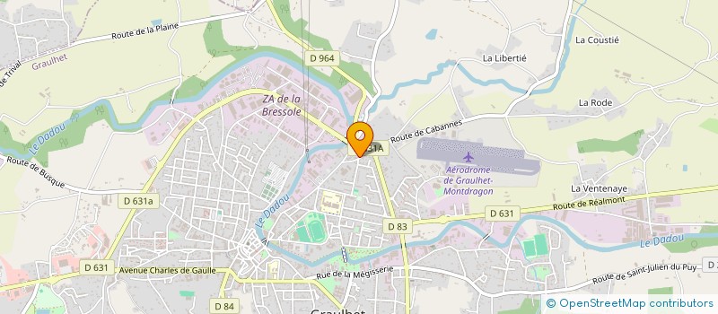 localisation de l'entreprise SCI DES PERVENCHES  GRAULHET