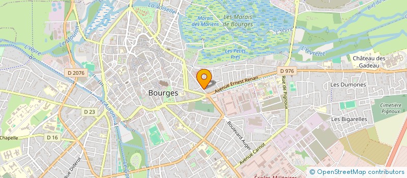 localisation de l'entreprise SCI DES PERVENCHES  BOURGES