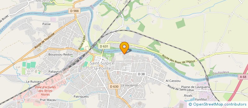 localisation de l'entreprise SCI DES PESCAYRES  SAINT-SULPICE-LA-POINTE