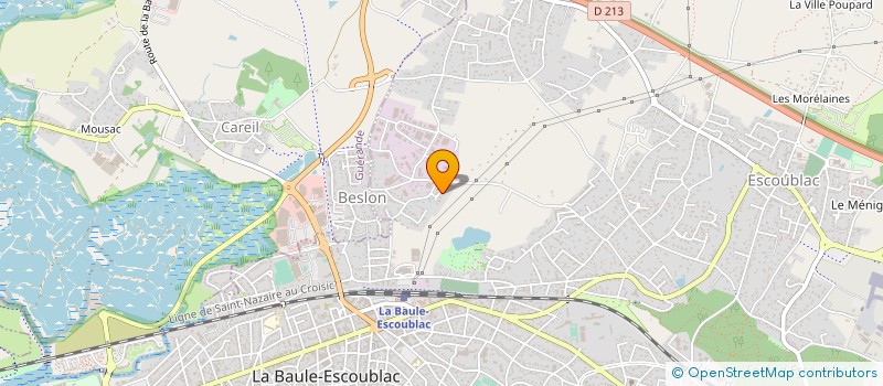 localisation de l'entreprise SCI DES PETITES ECURIES à LA BAULE-ESCOUBLAC