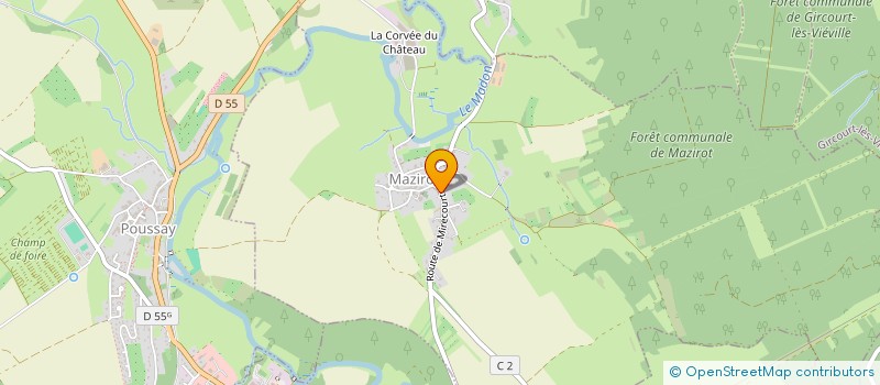 localisation de l'entreprise SCI DES PETITES HAYES  MAZIROT