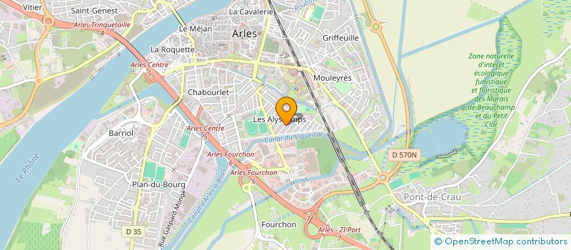 localisation de l'entreprise SCI DES PETITES MACLOS à ARLES