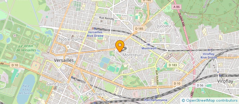 localisation de l'entreprise SCI DES PETITES RUES à VERSAILLES