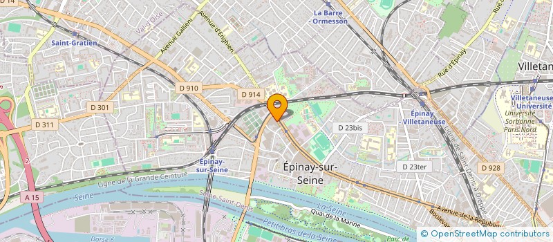 localisation de l'entreprise SCI DES PETITES VIGNES à EPINAY-SUR-SEINE