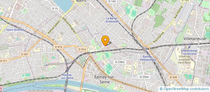 localisation de l'entreprise SCI DES PETITS ARTISANS  EPINAY-SUR-SEINE