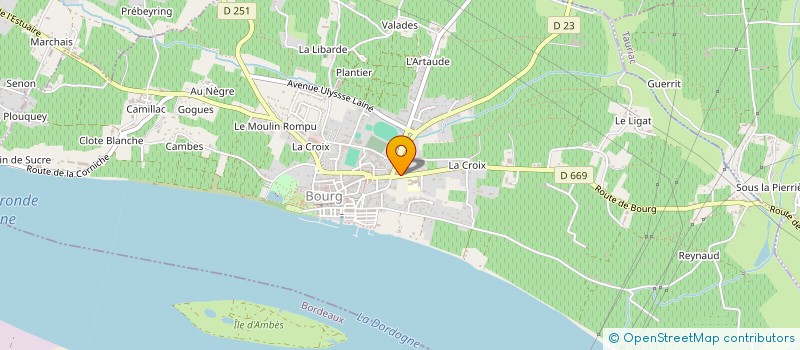 localisation de l'entreprise SCI DES PETITS BERTINS à BOURG