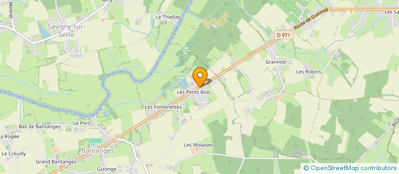 localisation de l'entreprise SCI DES PETITS BOIS  BANTANGES