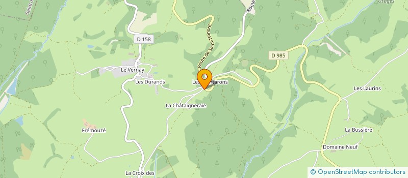 localisation de l'entreprise SCI DES PETITS BOIS à SEMELAY