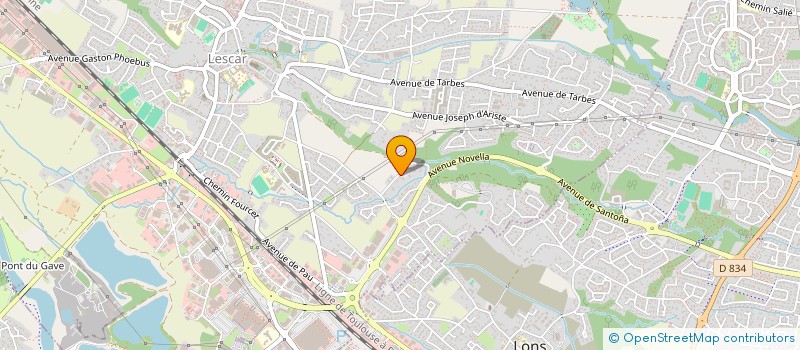 localisation de l'entreprise SCI DES PETITS BOIS  LESCAR