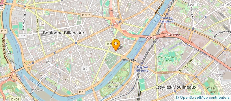 localisation de l'entreprise SCI DES PETITS BOULONS à BOULOGNE-BILLANCOURT