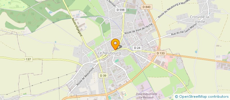 localisation de l'entreprise SCI DES PETITS CAILLOUX  LE NEUBOURG