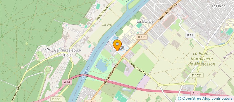 localisation de l'entreprise SCI DES PETITS CHAMPS  MONTESSON