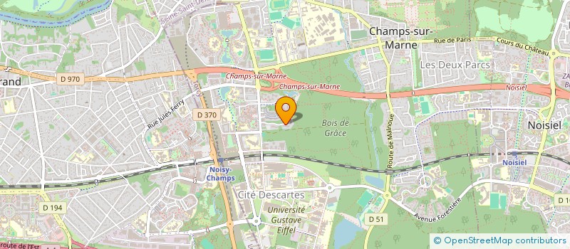 localisation de l'entreprise SCI DES PETITS CHAMPS  CHAMPS-SUR-MARNE