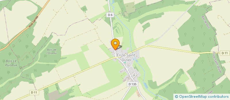 localisation de l'entreprise SCI DES PETITS JEAN à ERIZE-SAINT-DIZIER