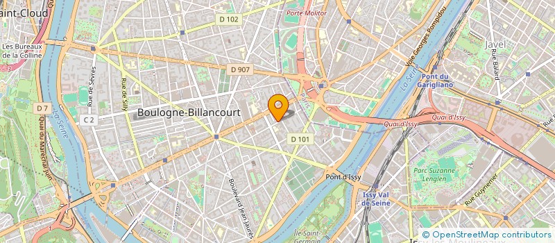 localisation de l'entreprise SCI DES PETITS LOUPS à BOULOGNE-BILLANCOURT