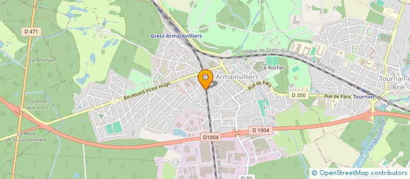localisation de l'entreprise SCI DES PETITS LOUPS à GRETZ-ARMAINVILLIERS