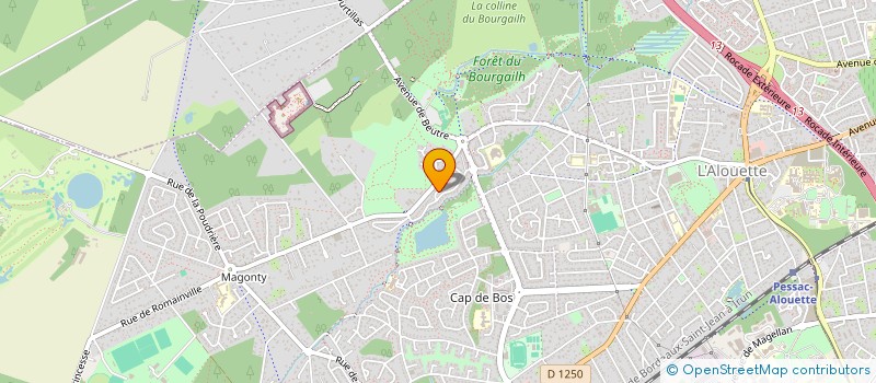 localisation de l'entreprise SCI DES PETITS LOUPS  PESSAC