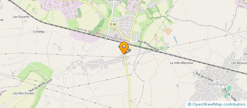 localisation de l'entreprise SCI DES PETITS LOUPS  YFFINIAC