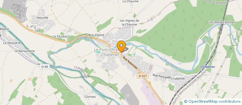 localisation de l'entreprise SCI DES PETITS MITRONS à LE PONT-CHRETIEN-CHABENET