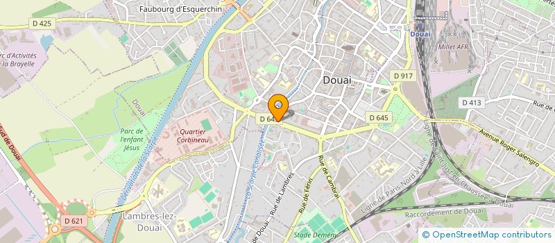 localisation de l'entreprise SCI DES PETITS MOINES à DOUAI