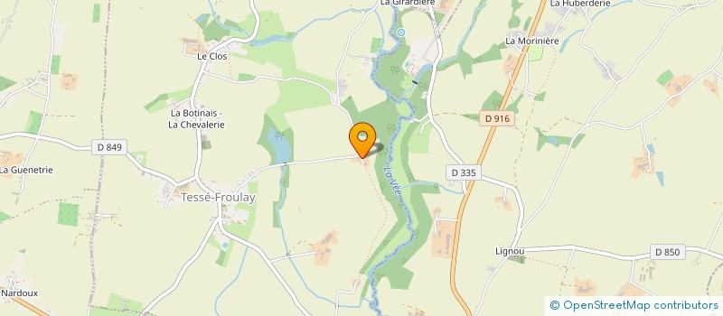 localisation de l'entreprise SCI DES PETITS PHILIPPARDS à TESSE-FROULAY