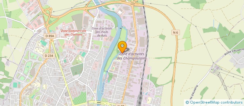 localisation de l'entreprise SCI DES PETITS PRES à AUXERRE