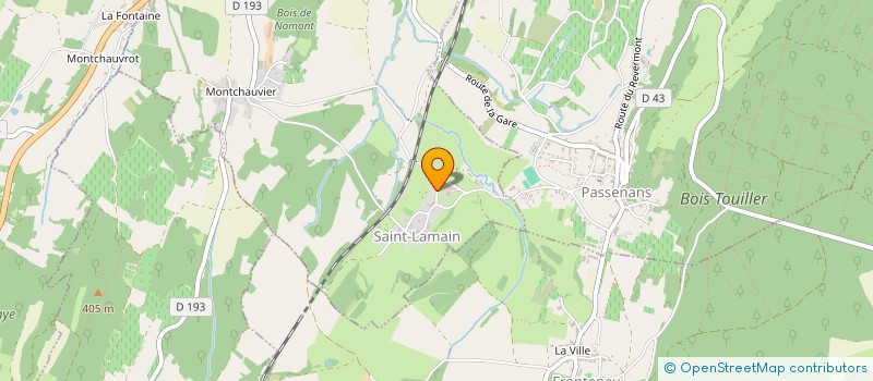 localisation de l'entreprise SCI DES PETITS PRES  SAINT-LAMAIN