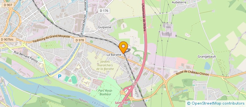 localisation de l'entreprise SCI DES PETITS SABLONS à NEVERS