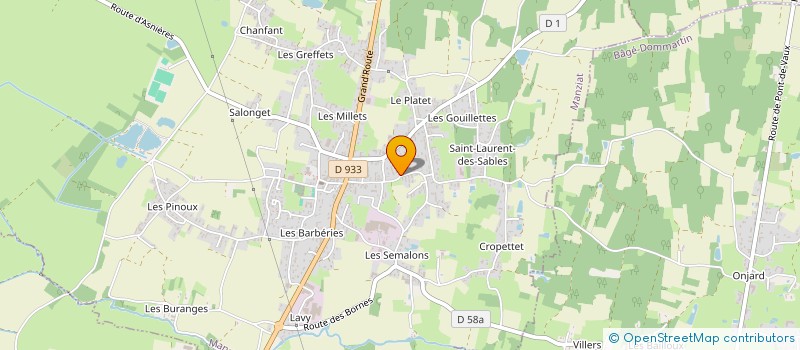 localisation de l'entreprise SCI DES PETITS TAS DE PIERRES  MANZIAT