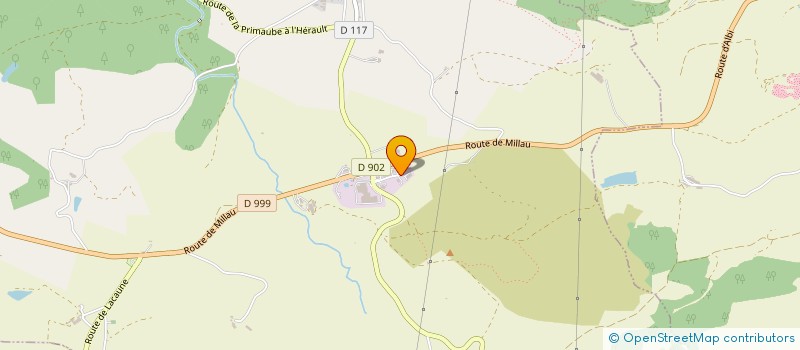 localisation de l'entreprise SCI DES PEUPLIERS  ST-AFFRIQUE