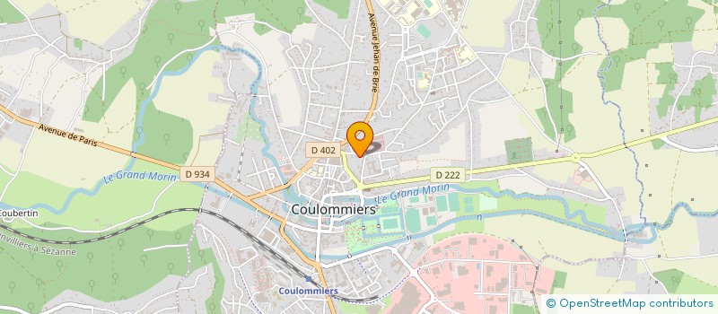localisation de l'entreprise SCI DES PEUPLIERS à COULOMMIERS