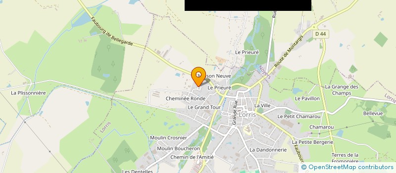 localisation de l'entreprise SCI DES PEUPLIERS à LORRIS