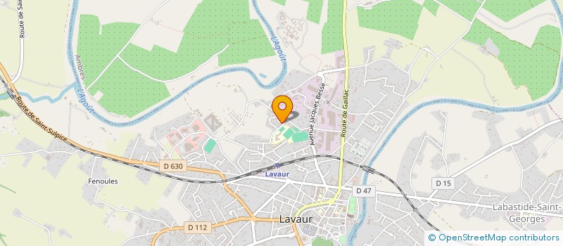 localisation de l'entreprise SCI DES PEUPLIERS  LAVAUR