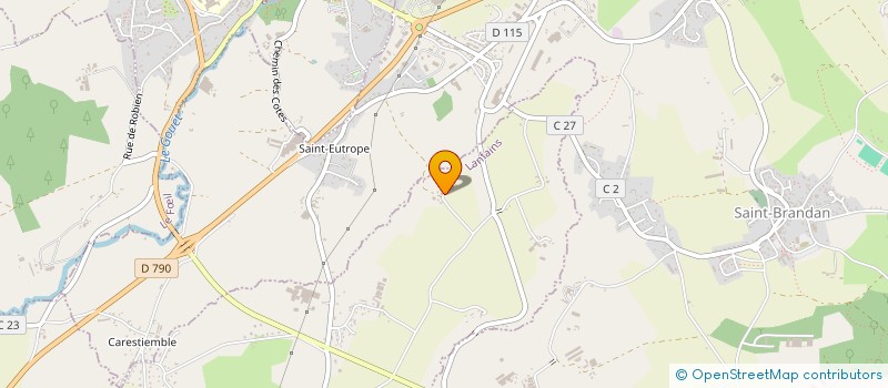 localisation de l'entreprise SCI DES PEUPLIERS  SAINT-BRANDAN