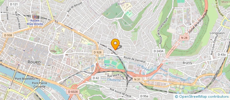 localisation de l'entreprise SCI DES PEUPLIERS à ROUEN