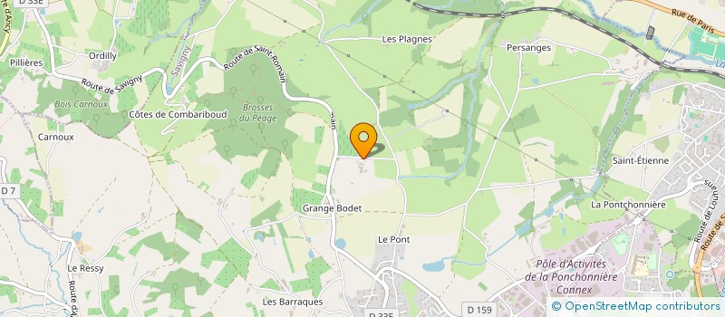 localisation de l'entreprise SCI DES PEUPLIERS  SAVIGNY