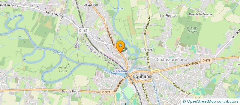 localisation de l'entreprise SCI DES PEUPLIERS à LOUHANS