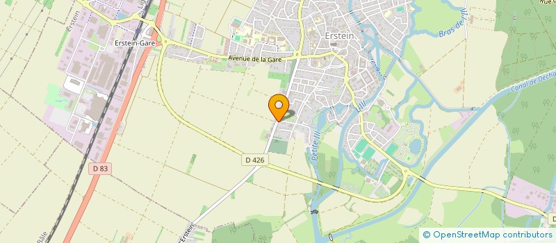 localisation de l'entreprise SCI DES PEUPLIERS  ERSTEIN