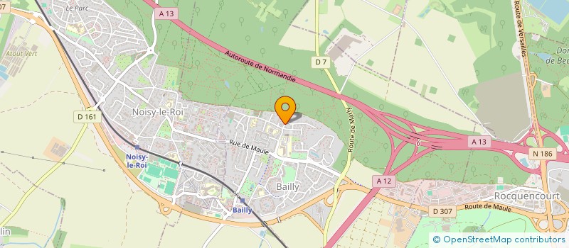 localisation de l'entreprise SCI DES PEUPLIERS  BAILLY