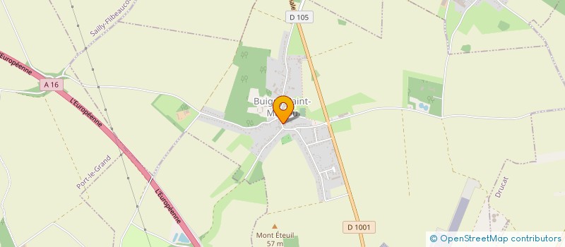 localisation de l'entreprise SCI DES PEUPLIERS  BUIGNY-SAINT-MACLOU