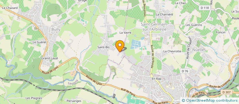 localisation de l'entreprise SCI DES PEUPLIERS DE SAINT BIS  BULLY