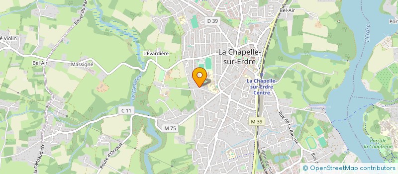 localisation de l'entreprise SCI DES PEUPLIERS LA CONRAIE  LA CHAPELLE-SUR-ERDRE