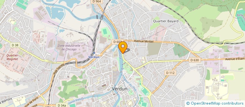 localisation de l'entreprise SCI DES PHILOSOPHES à VERDUN