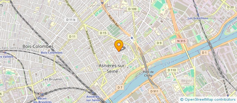 localisation de l'entreprise SCI DES PHILOSOPHES 92 à ASNIERES-SUR-SEINE