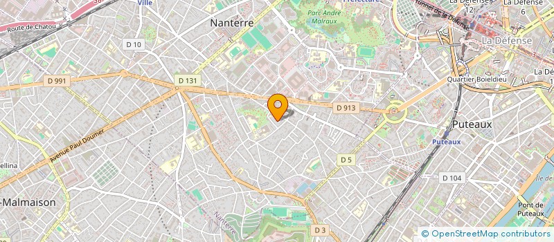 localisation de l'entreprise SCI DES PHOENIX  NANTERRE